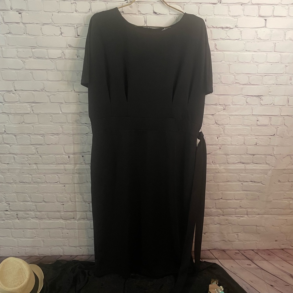New Maxi Style Black Dress,Size 2XL